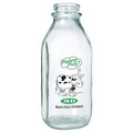 1 Quart Glass Milk Bottle